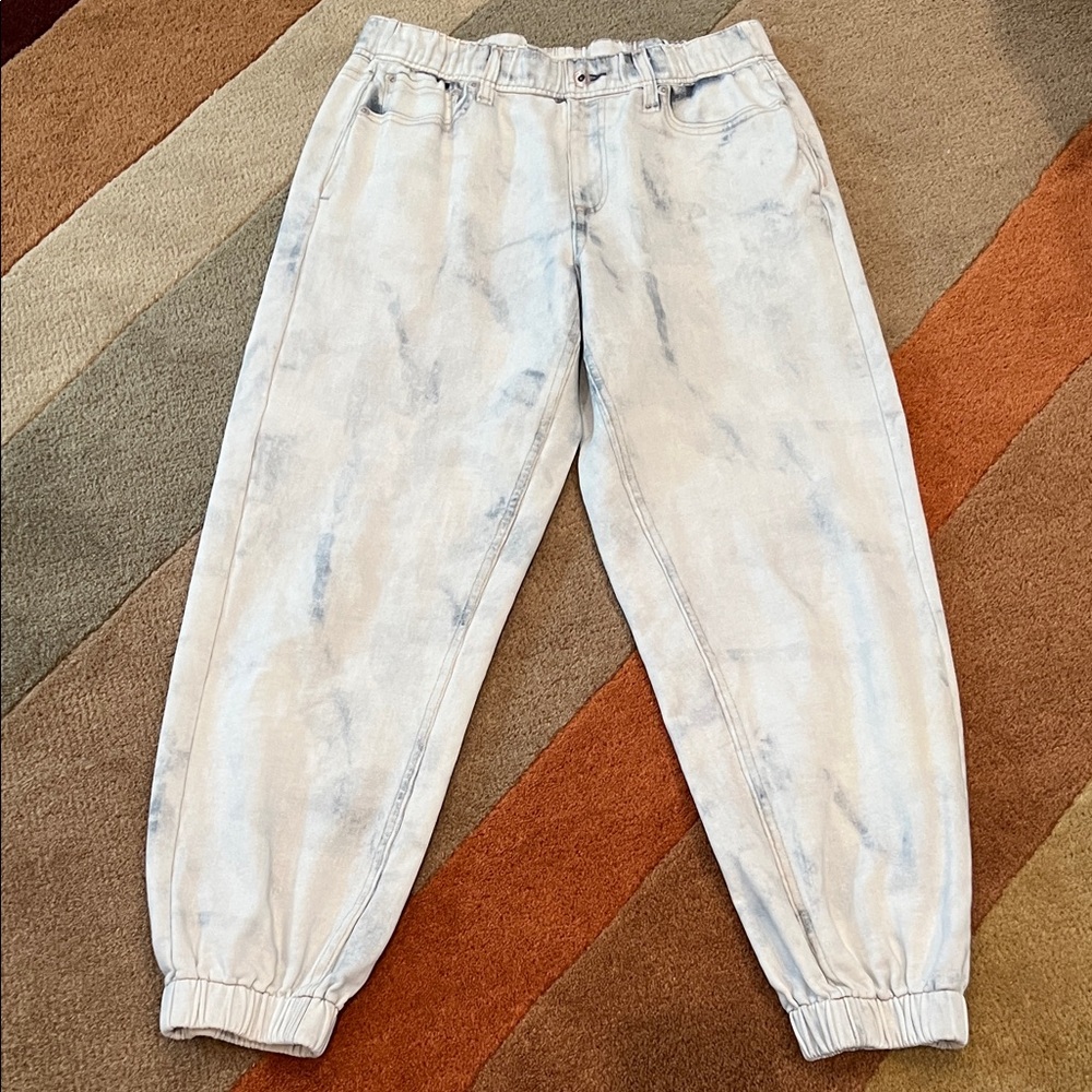 rag & bone Light Blue Tie-Dye Joggers